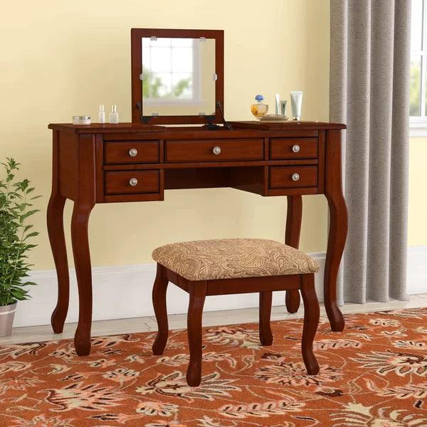 López Vanity dressing table with drawers - Ouch Cart