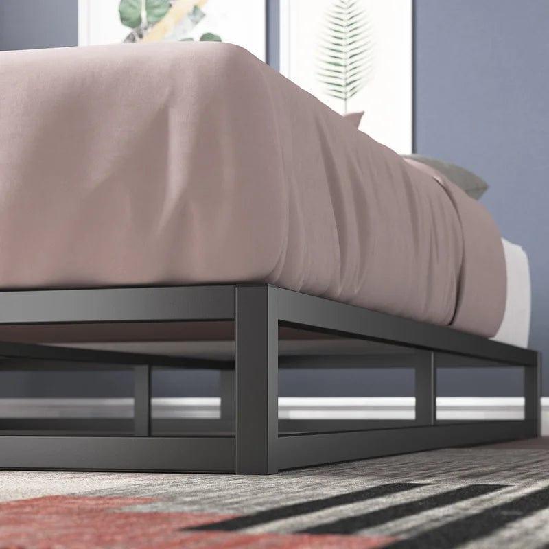 Dekker Minimal Metal Bed Frame - 15 cm High - Ouch Cart