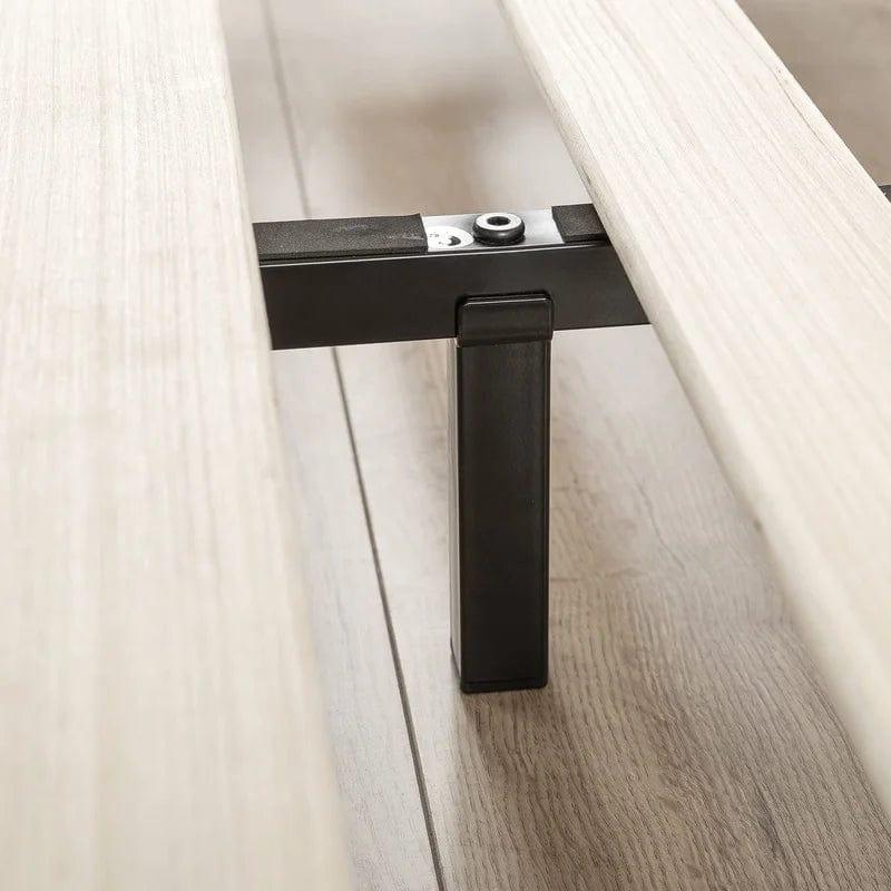 Dekker Minimal Metal Bed Frame - 15 cm High - Ouch Cart