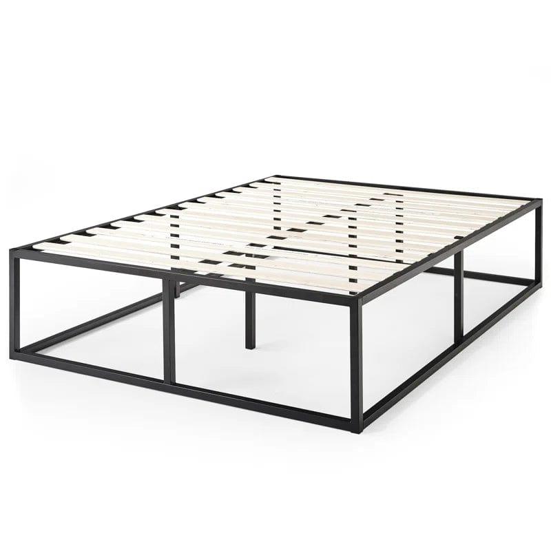 Dekker Minimal Metal Bed Frame - 46 cm High - Ouch Cart