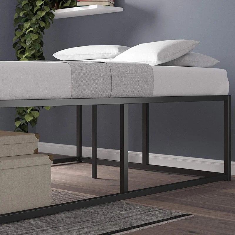 Dekker Minimal Metal Bed Frame - 46 cm High - Ouch Cart