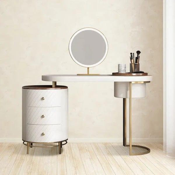 Enzo Vanity with Mirror Vanity wooden dressing table design - Ouch Cart