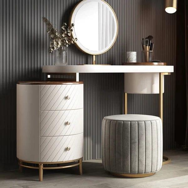 Enzo Vanity with Mirror Vanity wooden dressing table design - Ouch Cart
