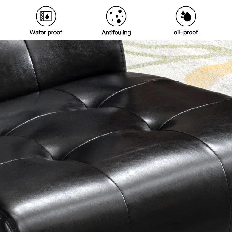 Deveral Faux Leather Armchair - Ouch Cart