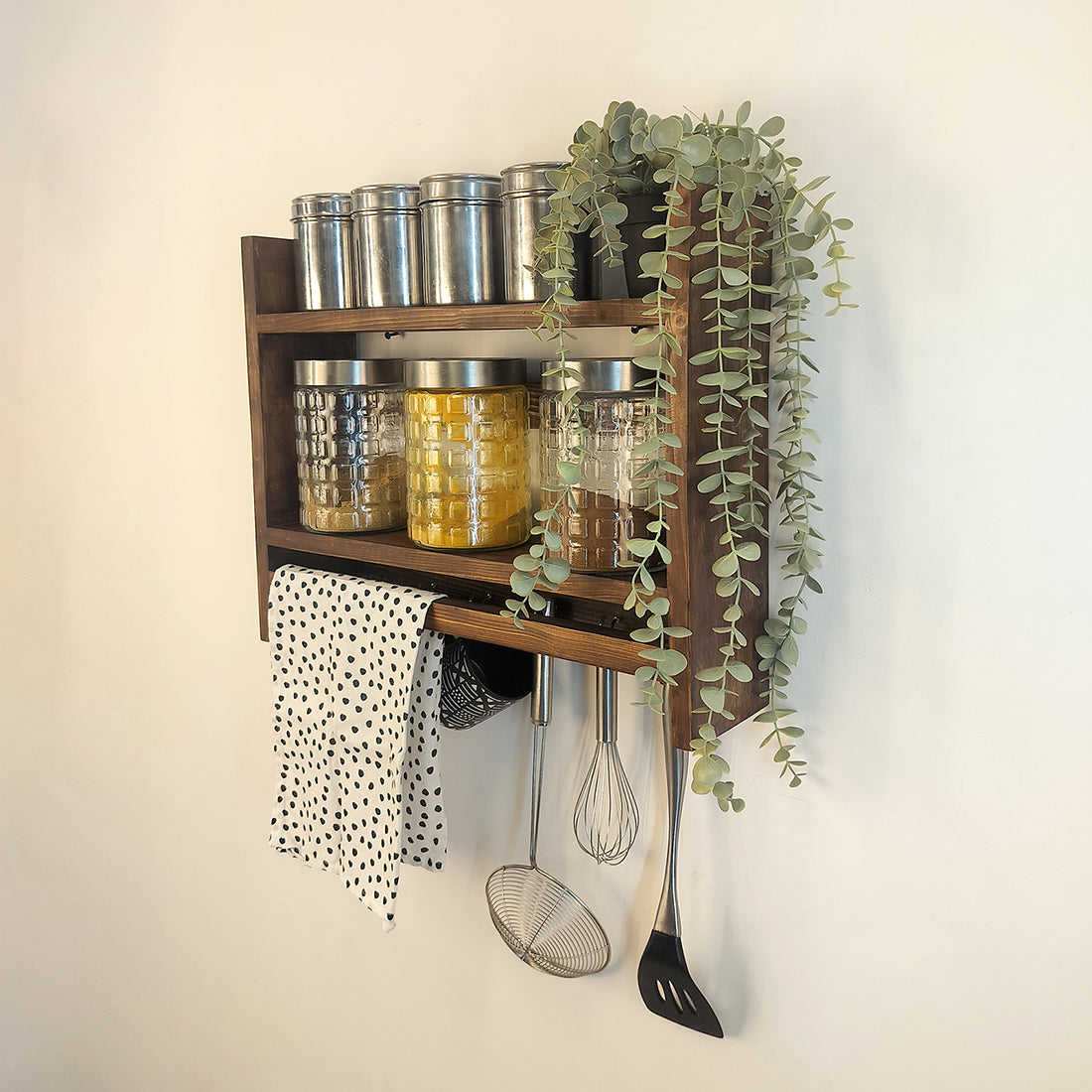 Diana Wooden Kitchen Storage Rack OUCH CART