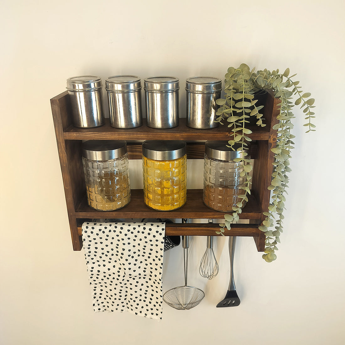 Diana Wooden Kitchen Storage Rack OUCH CART