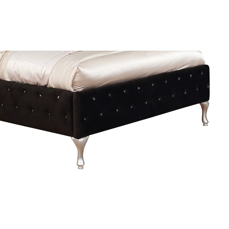 Dilbeck Upholstered Wingback Bed OUCH CART