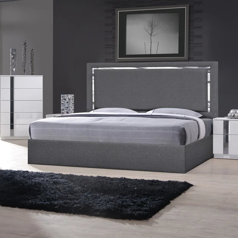 Dilver Upholstered Platform Bed OUCH CART
