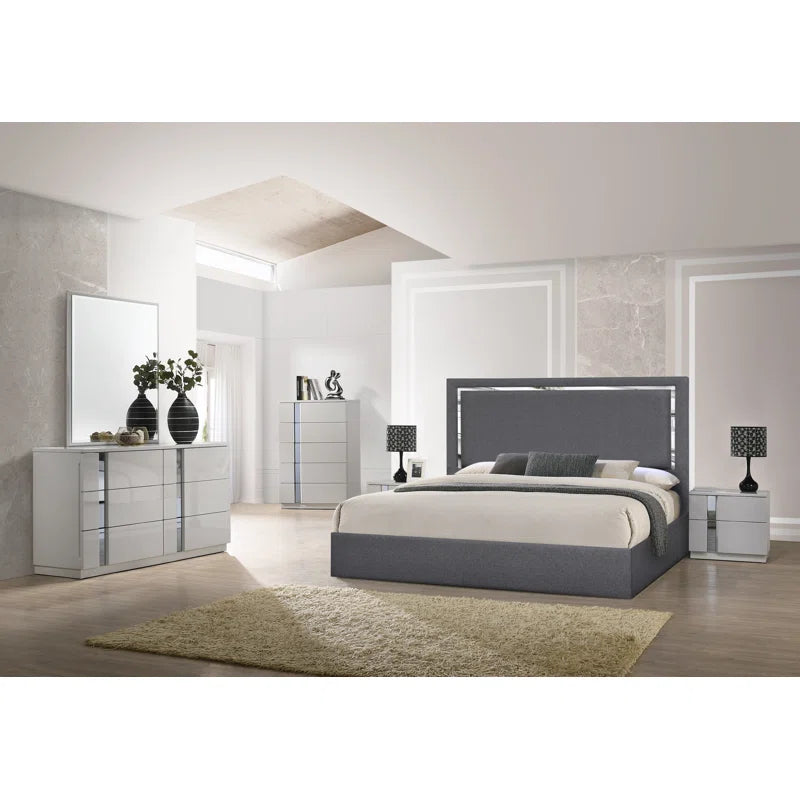 Dilver Upholstered Platform Bed OUCH CART