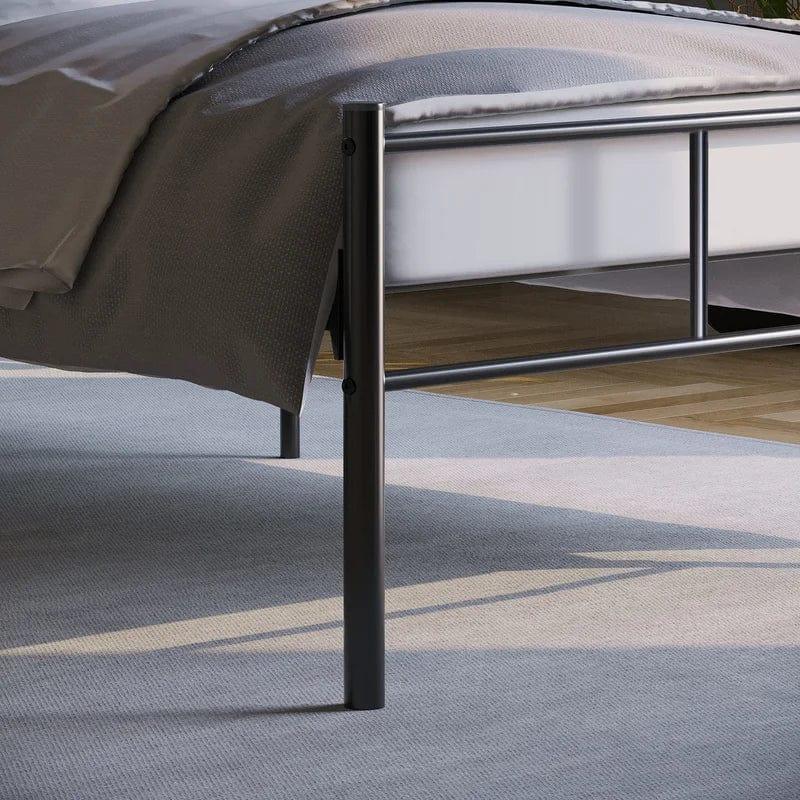 Dorset Metal Bed With Metal Slats & Centre Support Legs - Ouch Cart