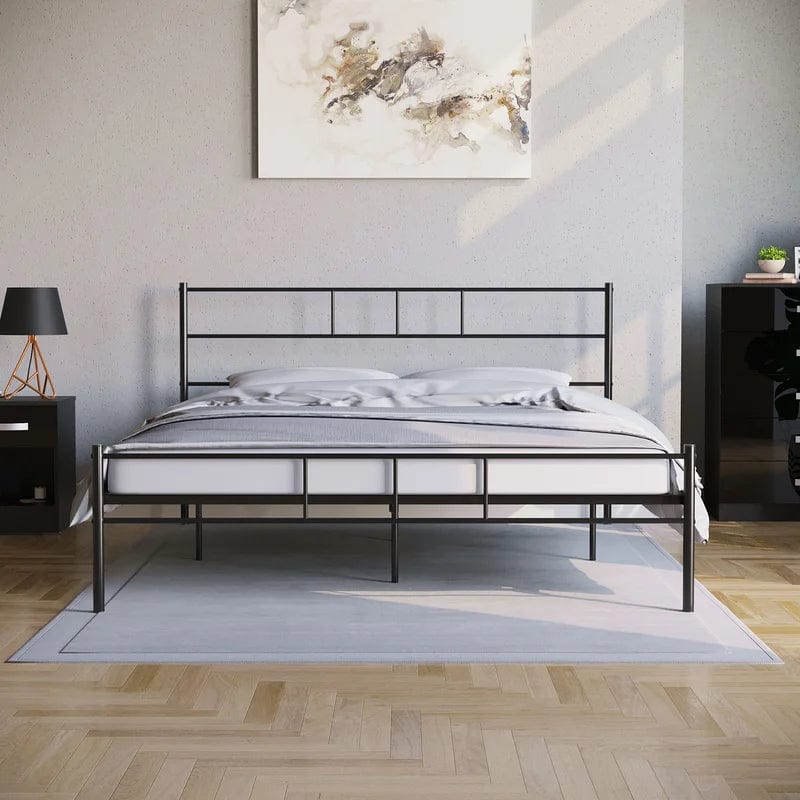 Dorset Metal Bed With Metal Slats & Centre Support Legs
