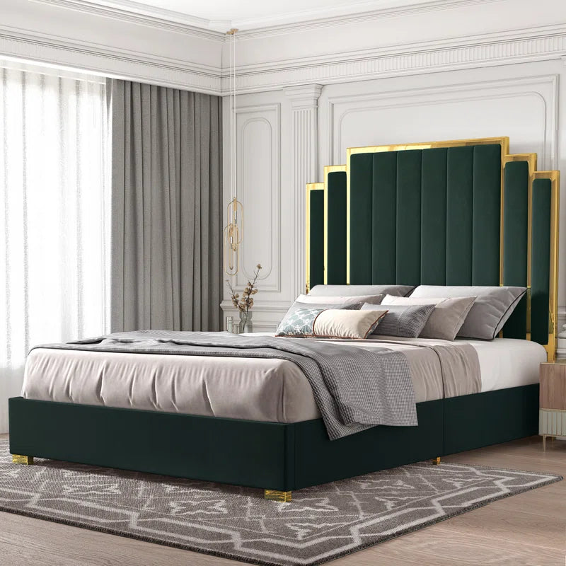 Duncanville Upholstered Platform Bed OUCH CART