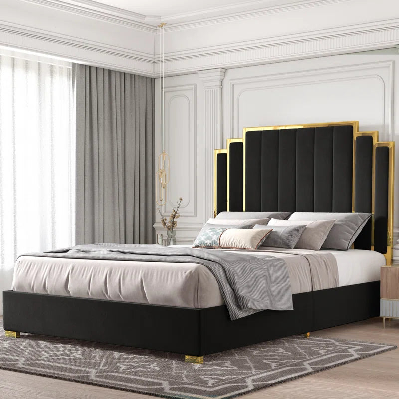 Duncanville Upholstered Platform Bed OUCH CART