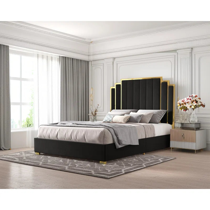 Duncanville Upholstered Platform Bed OUCH CART