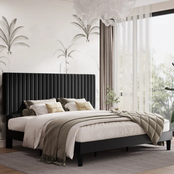 Dunphy Upholstered Platform Bed OUCH CART