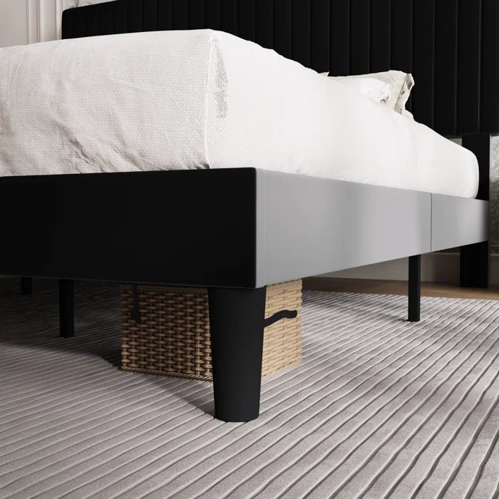 Dunphy Upholstered Platform Bed OUCH CART