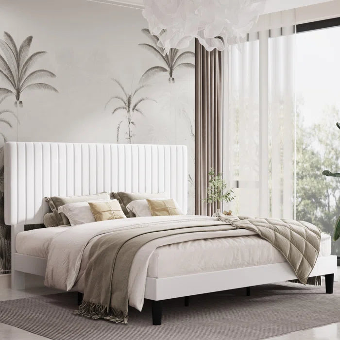 Dunphy Upholstered Platform Bed OUCH CART