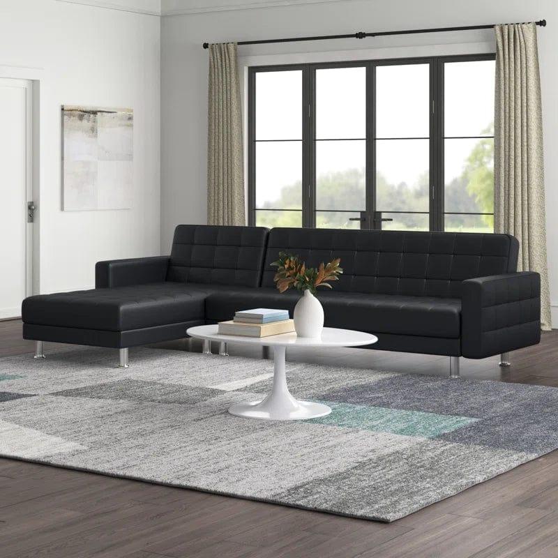 Duplantis Vegan Leather Corner Sofa - Ouch Cart