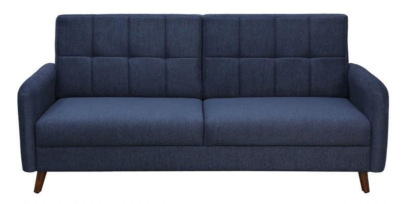 Fabric 3 Seater Sofa in Navy Blue Colour - Ouch Cart