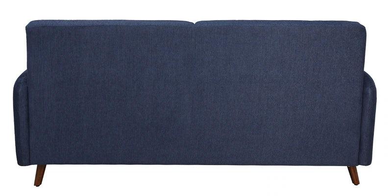Fabric 3 Seater Sofa in Navy Blue Colour - Ouch Cart