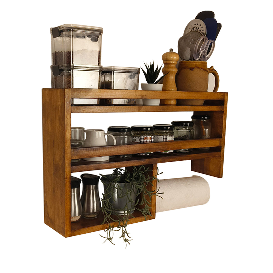 ELEANOR Wooden Kitchen Storage Rack - OUCH CART | kitchen rack
