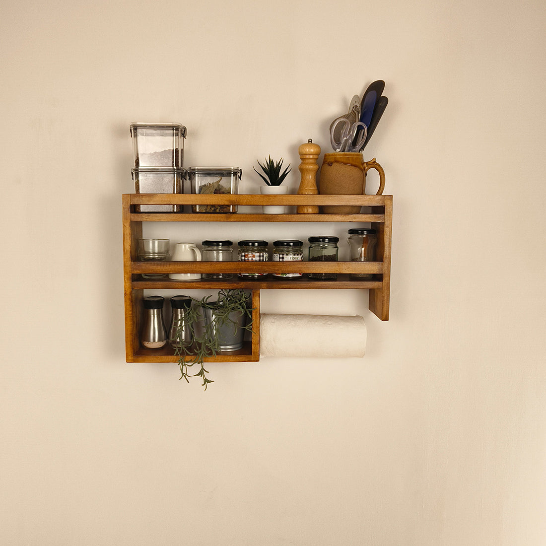 ELEANOR Wooden Kitchen Storage Rack - OUCH CART | kitchen rack