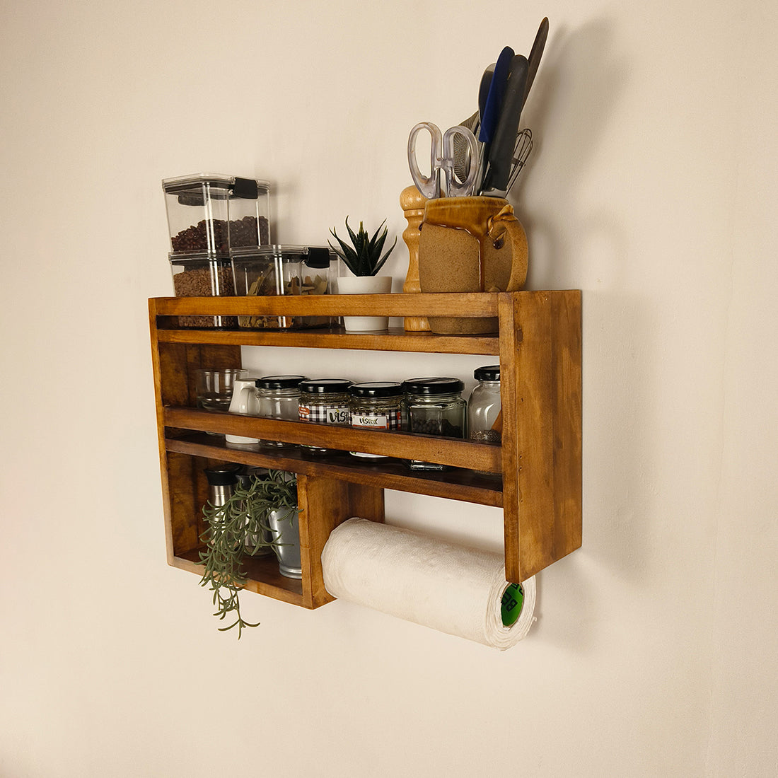 ELEANOR Wooden Kitchen Storage Rack