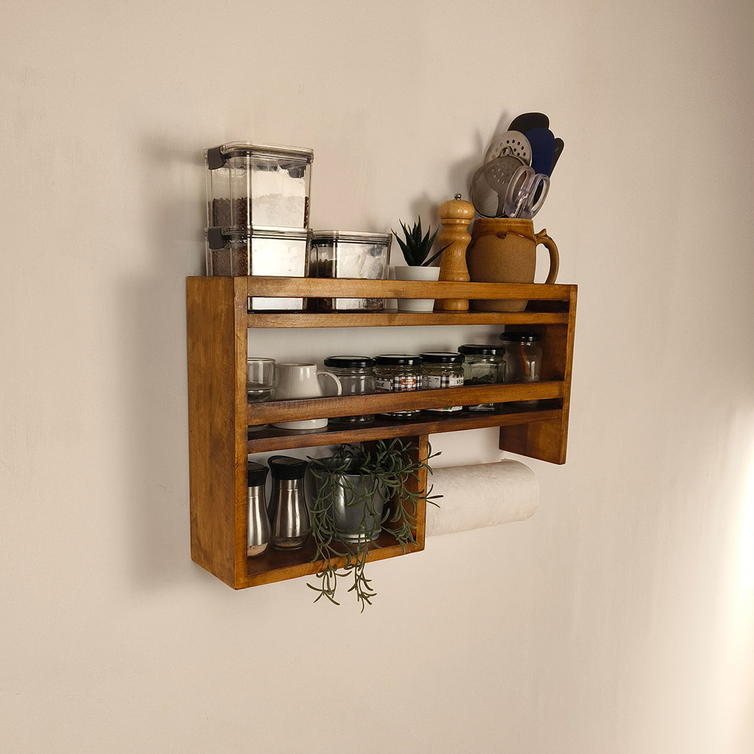 ELEANOR Wooden Kitchen Storage Rack