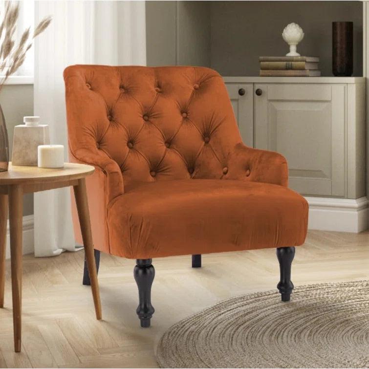 Edgeley Wide Tufted Armchair - Ouch Cart