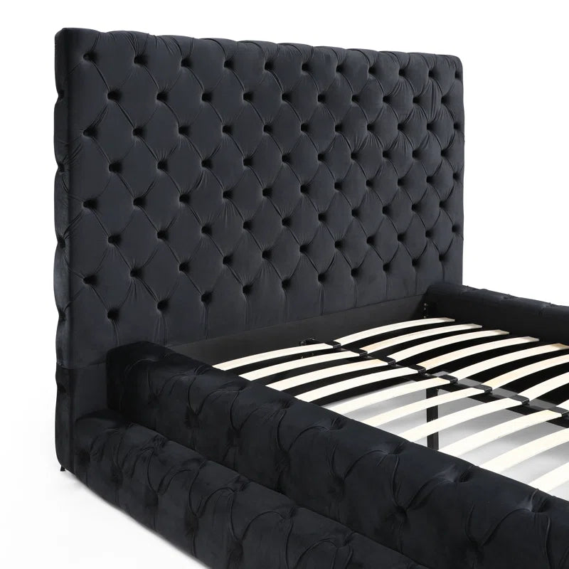 Elen Tufted Velvet Bed