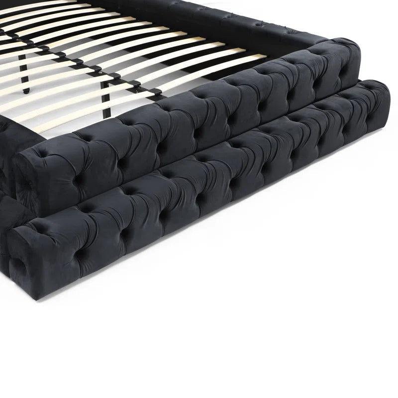 Elen Tufted Velvet Bed OUCH CART