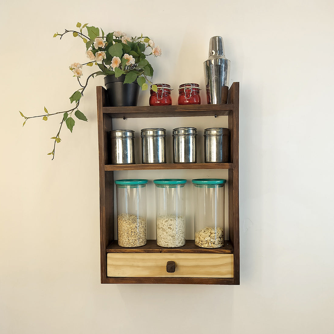 Elise Wooden Kitchen Storage Rack-UCH CART | Kitchen rack