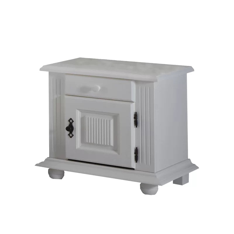 Finley Solid Wood Bedside Table ouch cart
