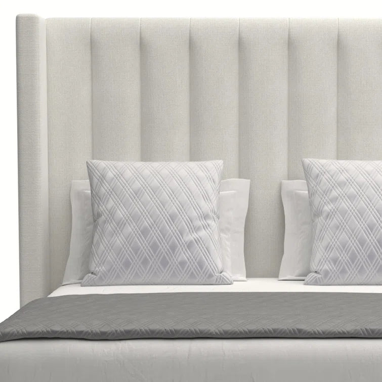 Esparto Upholstered Wingback Bed