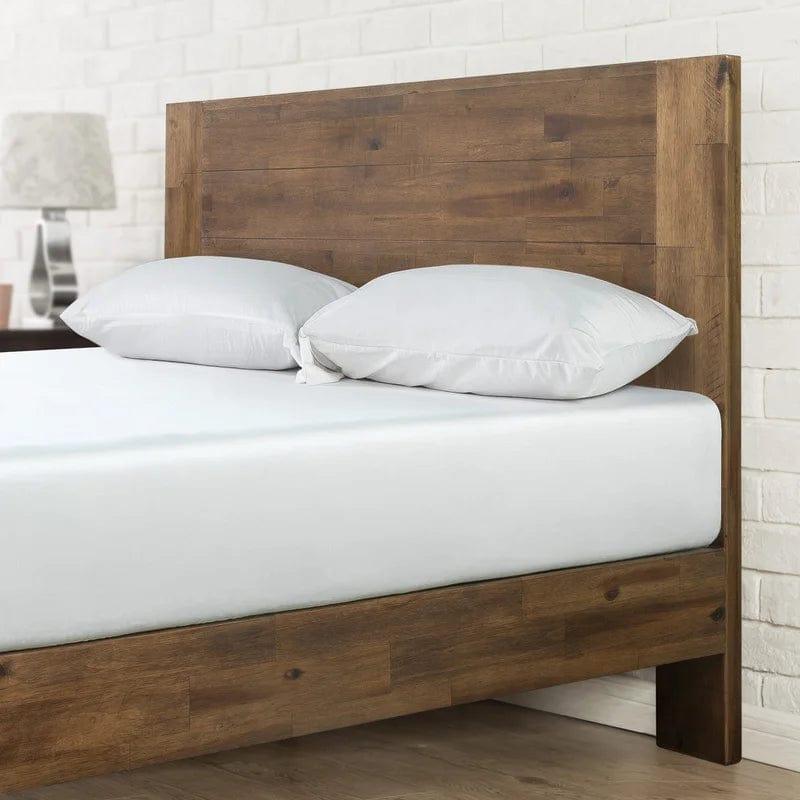 Evelyn Solid Wood Bed Frame with Headboard - Ouch Cart