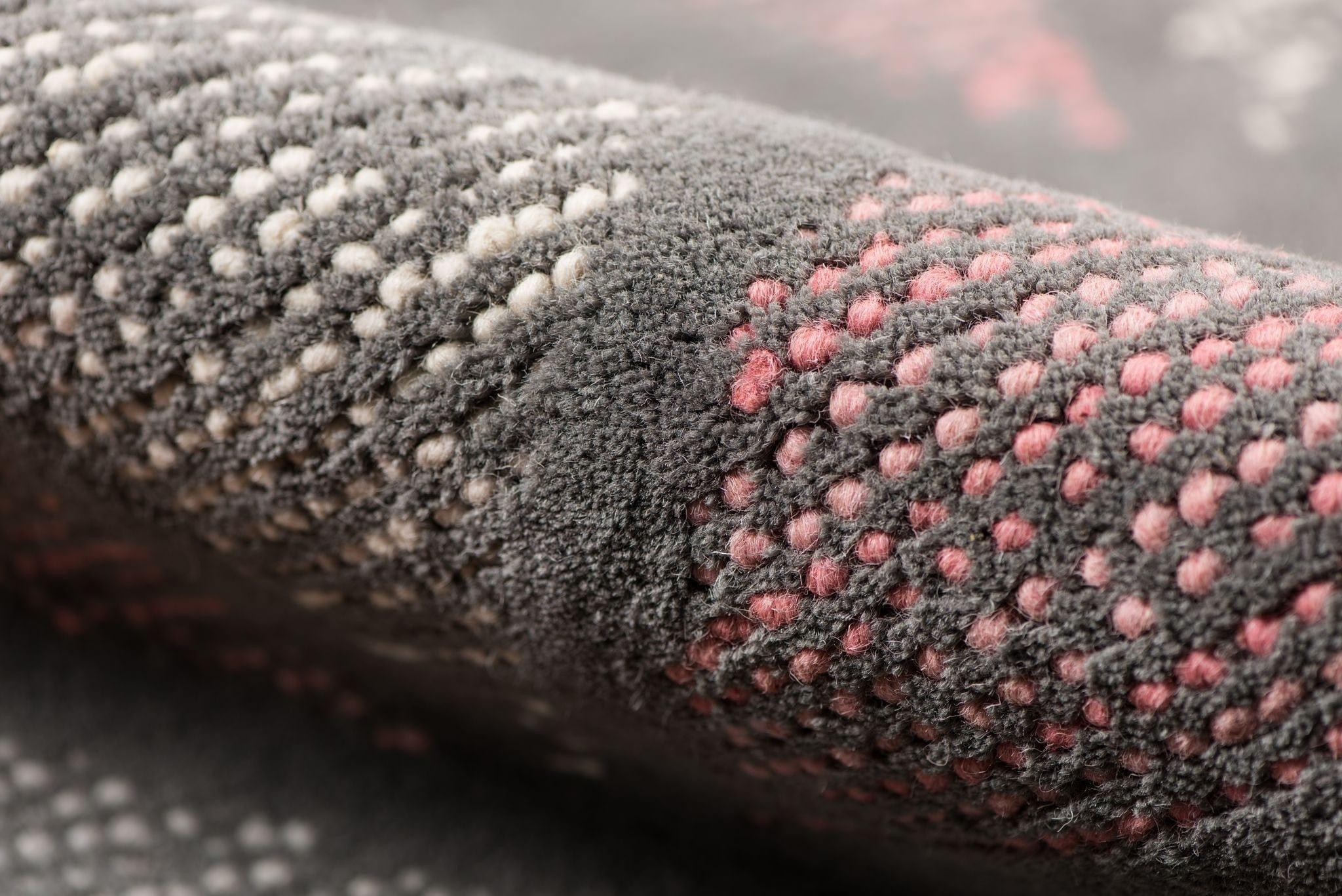 Peach Wool Vector 4x6 Feet Hand-Tufted Carpet - Rug - Ouch Cart