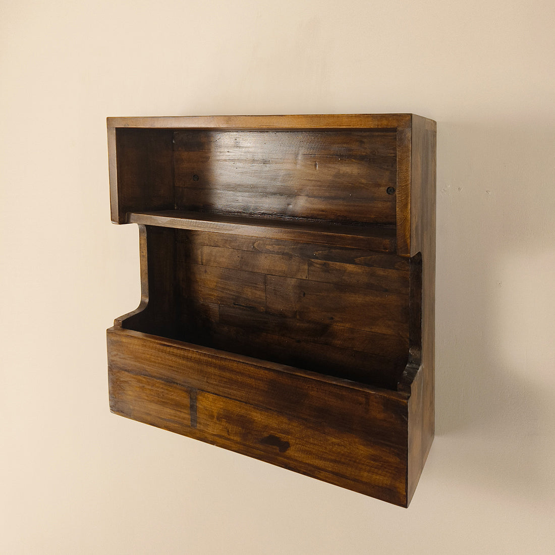 FLORENTINE Wooden Wall Shelf Organiser