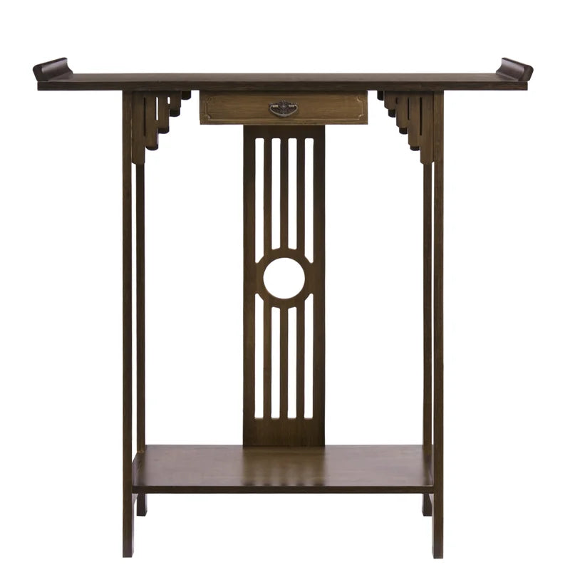 Juan Solid Wood Console Table Ouch Cart