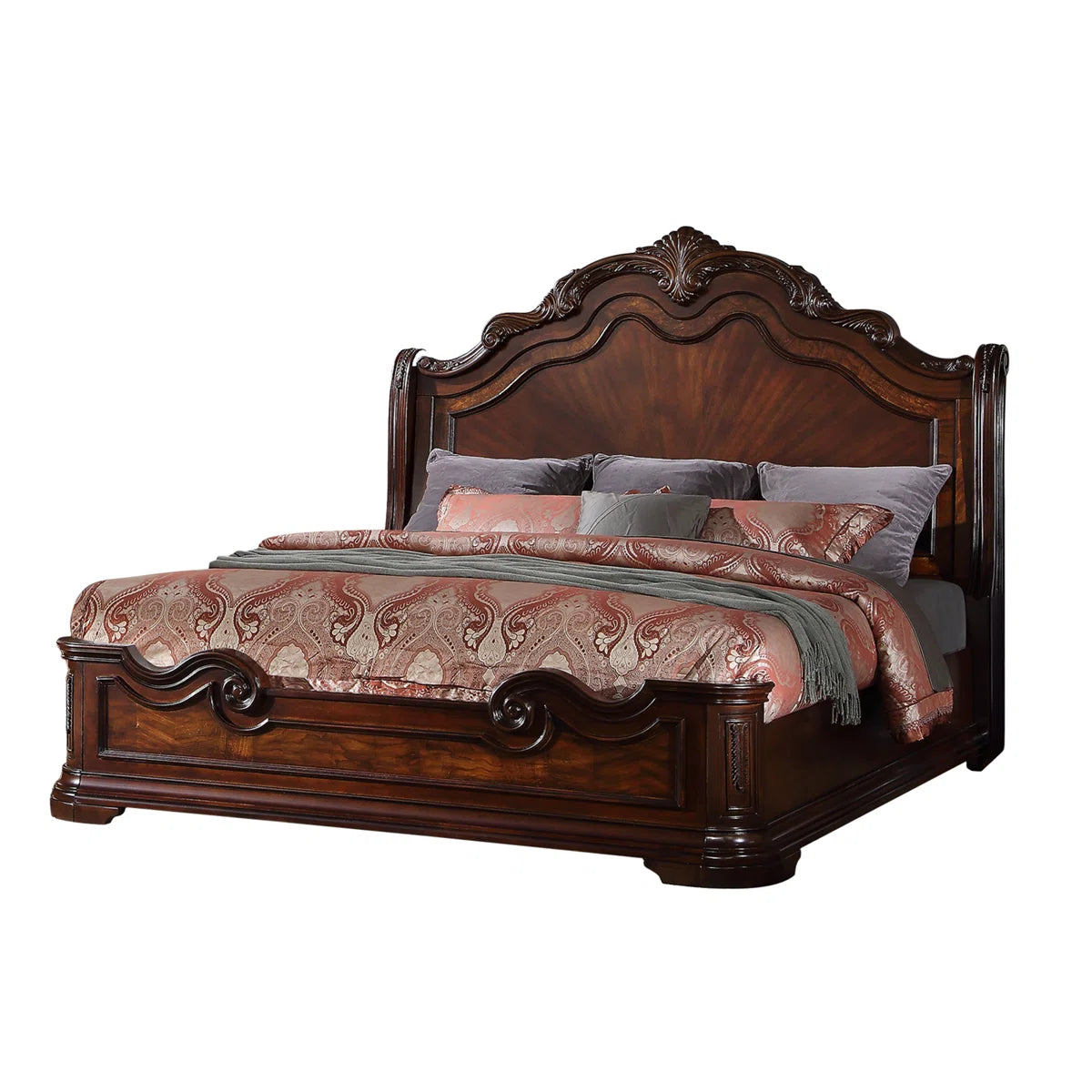 Fletcher Solid Wood Bed