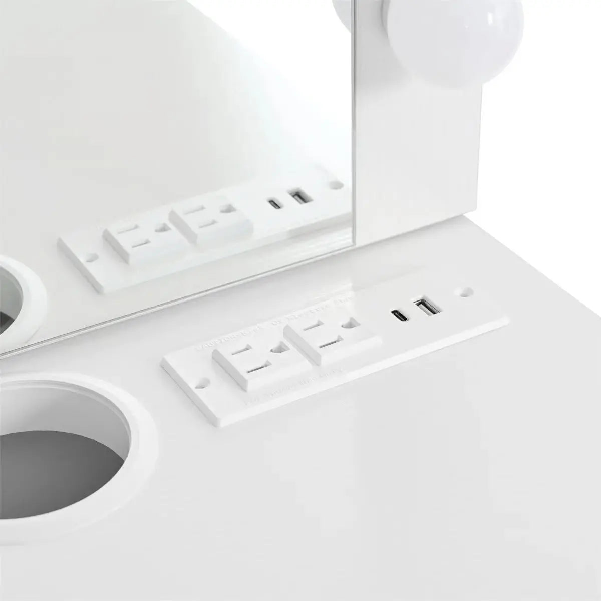 Wall-Mounted Floating Makeup Vanity