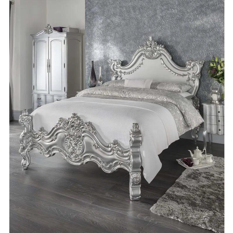 Fredrickson Silver Estelle Antique French Style Bed - Ouch Cart