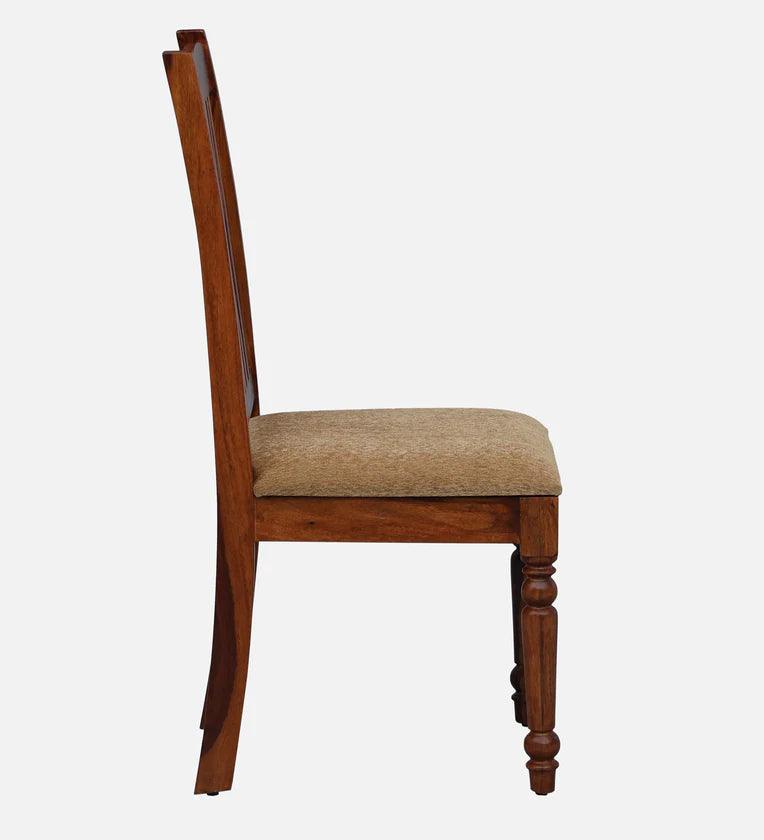 Solid Wood 6 Seater Dining Set in Scratch Resistant Honey Oak Finish - Ouch Cart