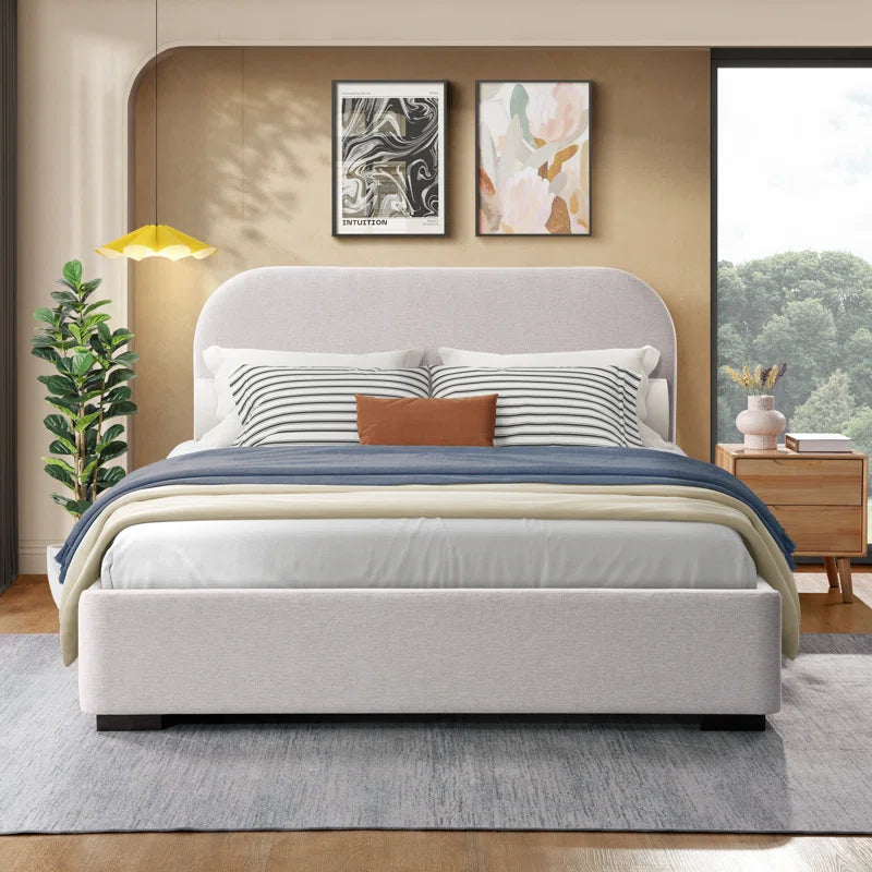 Reigen Boucle Platform Bed OUCH CART