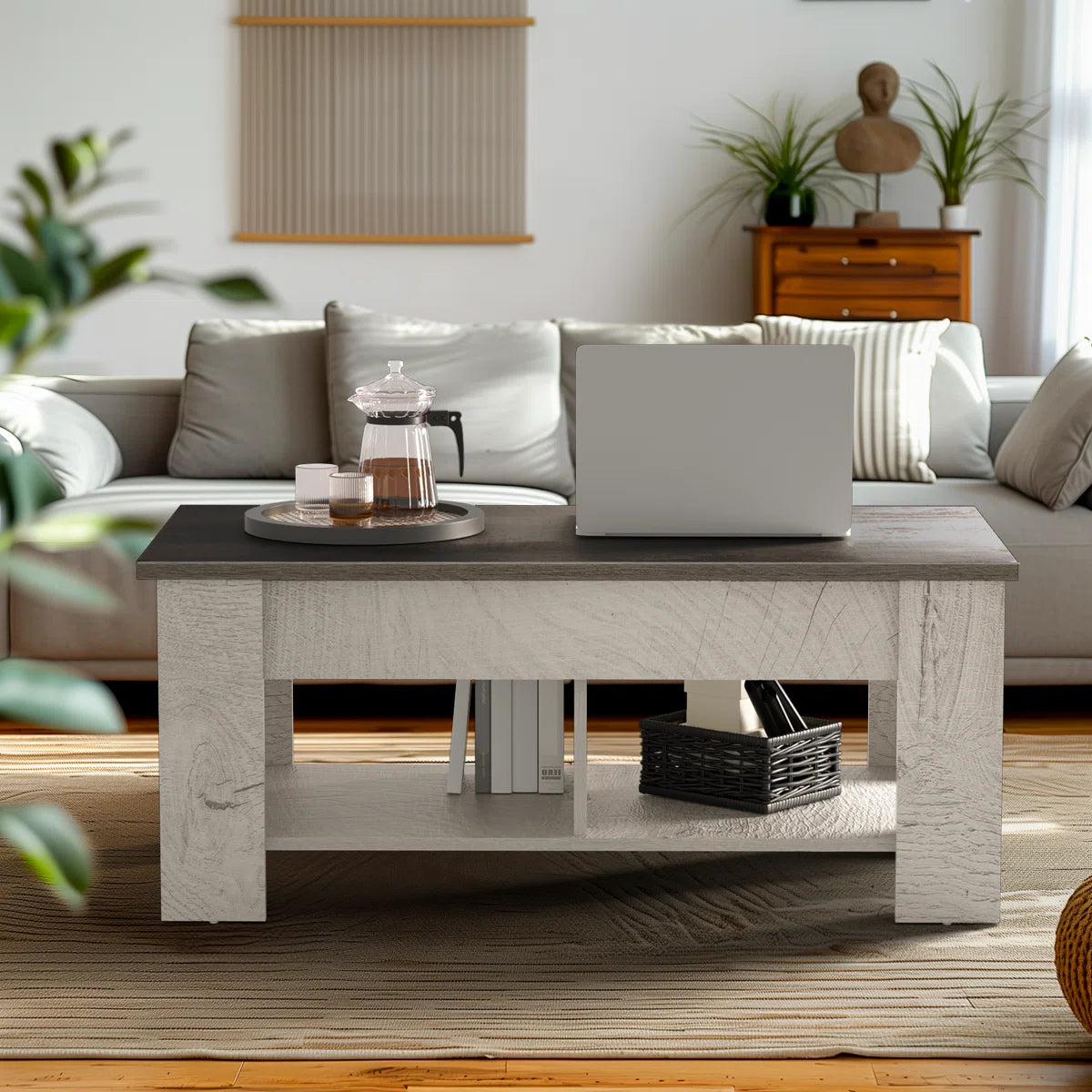 Sparta Lift Top Coffee Table With Storage