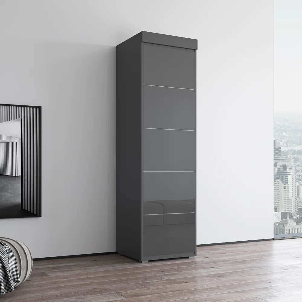 Contemporary Armoire – Stylish Solid Wood Storage Cabinet for Bedroom