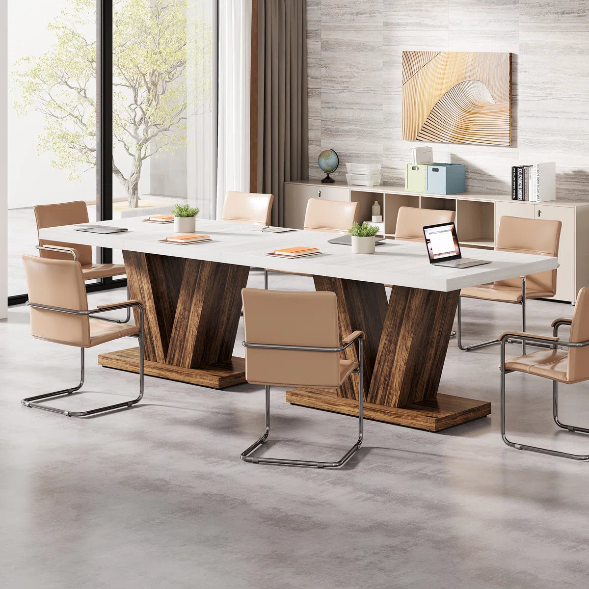 Gardina 47'' Small Conference Meeting Table OUCH CART