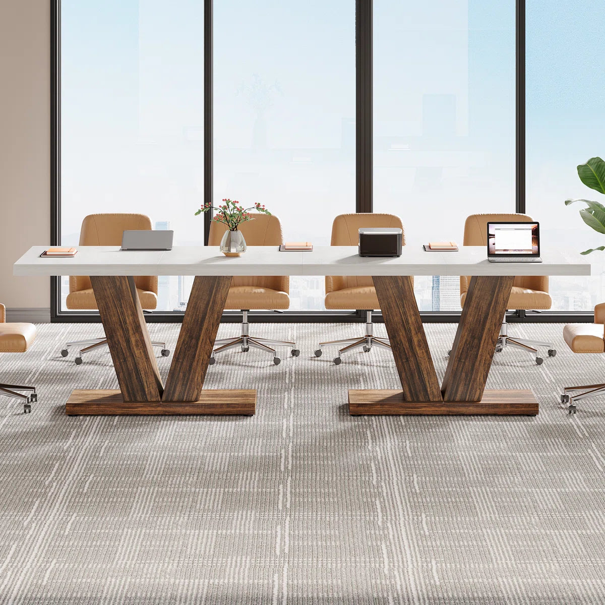 Gardina 47'' Small Conference Meeting Table OUCH CART