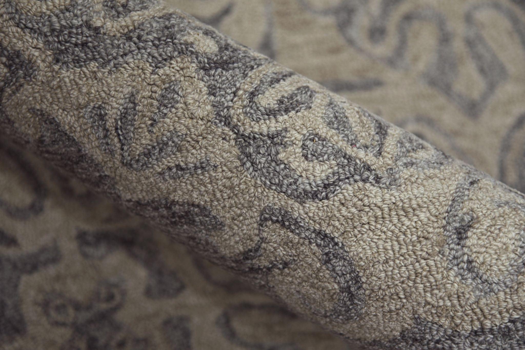 Jelly Bean Wool Boston 5x8 Feet Hand-Tufted Carpet - Rug - Ouch Cart