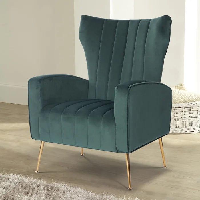 Geetika Upholstered Armchair - Ouch Cart | Wing chair