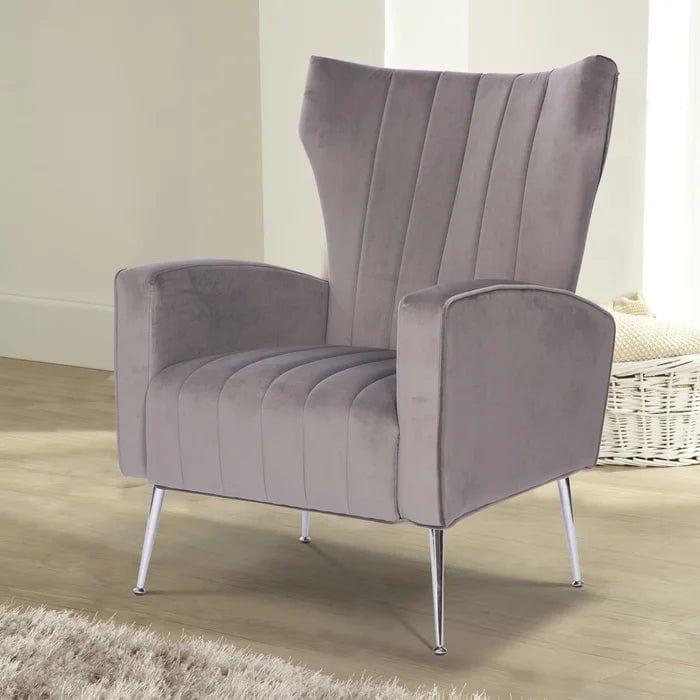 Geetika Upholstered Armchair - Ouch Cart | Wing chair